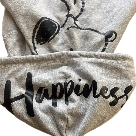 Peanuts Light Gray Snoopy Pullover - Picture 2 of 4